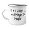 Amangny Juggling Enthusiast Camping Mug - Gifts from Friends for Juggling Birthday view 1