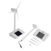 ZASCHMOY Mini Wind Mill Toy for Kids Science Teaching Tool - Solar Energy, ABS Plastic, White, 14 * 9 * 26cm view 2