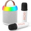 Karaoke Microphone Machine with 2 Drivers for Kids Adults, Muscial Singing Toy for Girls Boys Ages 3-12 Years Old, Bluetooth Speaker Birthday Gift Stocking Stuffer Classroom Prizes Party Game view 1