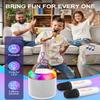 Karaoke Microphone Machine with 2 Drivers for Kids Adults, Muscial Singing Toy for Girls Boys Ages 3-12 Years Old, Bluetooth Speaker Birthday Gift Stocking Stuffer Classroom Prizes Party Game view 3