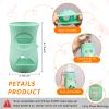 Silicone Sleeves for Avent Glass Natural Baby Bottle,4 Pack Bottles Shatter Proof Bottle Covers,Anti Flow Holder Compatible Baby Bottle 4 oz & 8 oz,BPA Free(Grey+White+Blue+Green) view 4