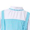 Auggle Girls Halloween Costume Outfit Blue Plaid Princess Dress Storybook Character Party Dress Up Cosplay Blue Plaid(4-5Years) view 3
