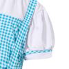 Auggle Girls Halloween Costume Outfit Blue Plaid Princess Dress Storybook Character Party Dress Up Cosplay Blue Plaid(4-5Years) view 4