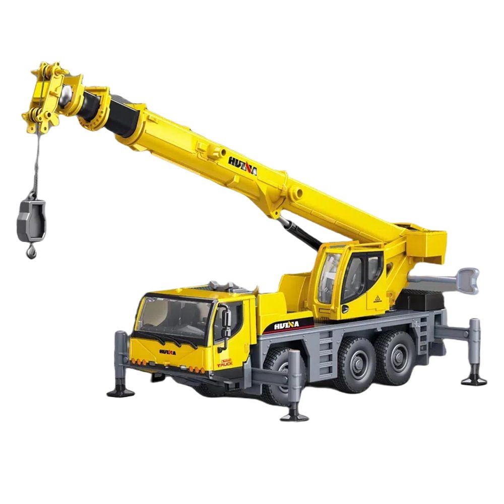 DDLONGDD Construction Toy All-Metal Truck Crane Model Die Cast 1:50 Scale - Highly Detailed, Perfect for Collectors and Display, Durable Alloy Material, Ideal Gift