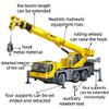 DDLONGDD Construction Toy All-Metal Truck Crane Model Die Cast 1:50 Scale - Highly Detailed, Perfect for Collectors and Display, Durable Alloy Material, Ideal Gift view 2