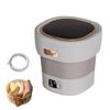 Upgraded Large Capacity Washer 18L Foldable Washing Machine 12x12x13in Portable Washer For Underwear, Baby Clothes Or Socks Space Saver(Gray) view 1