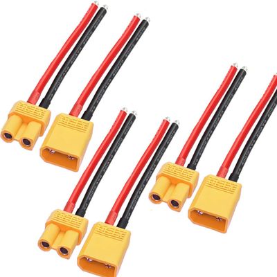 ZHOFONET 3 Pairs XT30 Pigtail,XT30 Wire XT30 Plug Male and Female Connector
