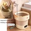 18.5L Portable Washing Machine 2 In 1 Foldable Washing Machine Convenience And Efficiency 12.6 * 12.2 * 13.4in Small Washer For Home Travel & Tiny Spaces(Beige) view 4