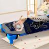 Custom Toddler Nap Mat for Preschool, Personalized Name Slumber Bags with Baseball Designs for Kids Daycare, Roll Up Sleeping Mats with Flannel Blanket & Removable Pillow for Boys Girls Color16 view 4