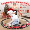 Christmas Train Set for Around The Tree Train Toys for Toddlers with Luxury Track & Glowing,Lights & Sound,Train Carriages & Tracks for 3 4 5 6 7 8+ Years Old Kids Decoration Indoor view 3