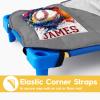 Custom Toddler Nap Mat for Preschool, Personalized Name Slumber Bags with Baseball Designs for Kids Daycare, Roll Up Sleeping Mats with Flannel Blanket & Removable Pillow for Boys Girls Color11 view 2
