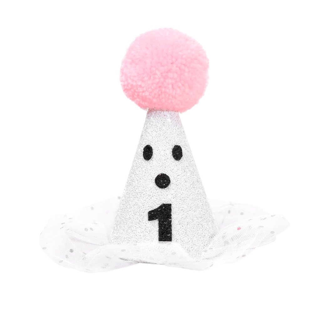 Halloween Ghost First Birthday Hat for Girls - Pink Tulle, Spooky One, Little Boo, Cute Halloween Decoration