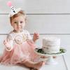 Halloween Ghost First Birthday Hat for Girls - Pink Tulle, Spooky One, Little Boo, Cute Halloween Decoration view 3