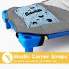 Custom Toddler Nap Mat for Preschool, Personalized Name Slumber Bags with Baseball Designs for Kids Daycare, Roll Up Sleeping Mats with Flannel Blanket & Removable Pillow for Boys Girls Color02 view 2