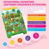 Kids Learning Tablet Educational Learning Pad for Toddlers 2-5 to Learn Alphabets, Numbers, Foods, Time, Music, Vehicles,Tablet Toy for Toddlers Ages 2 3 4 5 6 Years Old Pink view 4