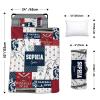 Custom Toddler Nap Mat for Preschool, Personalized Name Slumber Bags with Baseball Designs for Kids Daycare, Roll Up Sleeping Mats with Flannel Blanket & Removable Pillow for Boys Girls Color06 view 3