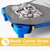 Custom Toddler Nap Mat for Preschool, Personalized Name Slumber Bags with Baseball Designs for Kids Daycare, Roll Up Sleeping Mats with Flannel Blanket & Removable Pillow for Boys Girls Color23 view 2