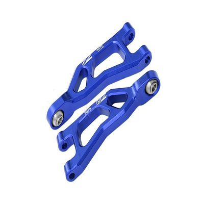 Aluminum 7075 Alloy Rear Upper Suspension Arms for Arrma 1/14 Mojave GROM MEGA 380 Brushed 4X4 Small Scale Desert Truck RTR-ARA2104 Upgrades - Blue