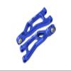 Aluminum 7075 Alloy Rear Upper Suspension Arms for Arrma 1/14 Mojave GROM MEGA 380 Brushed 4X4 Small Scale Desert Truck RTR-ARA2104 Upgrades - Blue view 1