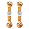 MECCANIXITY 2pcs Steering Servo Turnbuckle Rod RC Aluminum Alloy Linkages for HSP 1/10 94123 On-Road RC Car(Yellow) view 1
