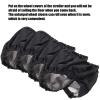 4Pcs Stroller Wheel Covers, Wheelchair Wheel Covers Wheelchair Accessories for Kids Dustproof Black Baby Stroller Wheelchair Tire Protector (Small Size (Single Pack)) view 2