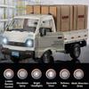 Dodoore Remote Control Car RC Kei Truck,1:16 Scale RC Transporter Pickup Truck, 2.4GHz All Terrain RC Transport Cars with Spray & Light, 3 Batteries (Blue) view 2