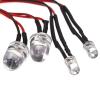 cvking RC Front Rear Lamp Group Compatible with JLB for Racing for Cheetah EB1013 1/10 Brushless RC Car Parts Accessories RC Car Lighting System Lamp view 3