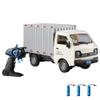 Dodoore Remote Control Car RC Truck,1:16 Scale RC Transporter Truck, 2.4GHz All Terrain RC Transport Cars with Spray & Light, 3 Batteries (White) view 1
