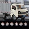 Dodoore Remote Control Car RC Truck,1:16 Scale RC Transporter Truck, 2.4GHz All Terrain RC Transport Cars with Spray & Light, 3 Batteries (White) view 2