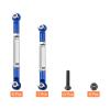 MECCANIXITY Adjustable Turnbuckles Camber Link Linkages Aluminum Alloy RC Car Steering Pull Rod Servo Linkages Tie Rod for 2WD 1/10 RC Car CrawlerDark Blue view 3