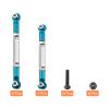 MECCANIXITY Adjustable Turnbuckles Camber Link Linkages Aluminum Alloy RC Car Steering Pull Rod Servo Linkages Tie Rod for 2WD 1/10 RC Car CrawlerBlue view 3