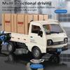 Dodoore Remote Control Car RC Kei Truck,1:16 Scale RC Transporter Pickup Truck, 2.4GHz All Terrain RC Transport Cars with Spray & Light, 3 Batteries (Green) view 4