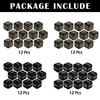 48 Pcs Abilities Keywords Counter Dice Black Shield MTG Dice Counters Bulk Buff Tokens D6 Dice Set for Magic The Gathering, MTG, TCG, Card Games Accessories view 2