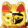 Sunicon Solar Powered Lucky Cat Solar Powered Waving Cat Solar Powered Waving Arm Lucky Cat Lucky Wealth Welcoming Cat Lucky Cat Fortune Cat (Gold) view 4