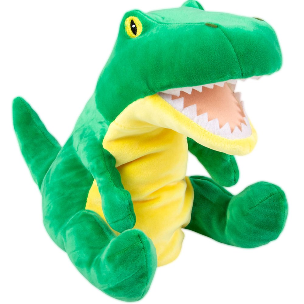 10 Animal Hand Puppets for Kids  Forest & Twelfth Hand Puppets to Spark Imaginations & Encourage Creative Play, Fun Animal Puppets for Kids Ages 0+ (10" T-Rex)