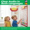 Bilingual English & Spanish Interactive Alphabet Wall Chart (2026 Model)  Talking ABC Letters, Numbers 123 & Music Learning Poster  Educational Toy for Toddlers & Kids Ages 3+ view 2