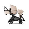 Bugaboo Kangaroo Sibling/Second Seat  Desert Taupe | Converts Kangaroo Stroller to Double | UPF 50+ Canopy, Adjustable Footrest, Reversible Toddler Seat view 2