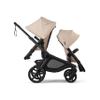 Bugaboo Kangaroo Sibling/Second Seat  Desert Taupe | Converts Kangaroo Stroller to Double | UPF 50+ Canopy, Adjustable Footrest, Reversible Toddler Seat view 3