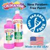 Colorations Paraben-Free Metallic Simply Washable Tempera Paint- Set of 6, 8 oz. Each Bottle, Non-Toxic, Classroom Essentials, Arts and Crafts Supplies for Kids and Adults view 2