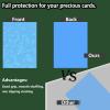 100 Count Sky Blue Card Sleeves for Trading Cards, Perfect Fit Shiny MTG Card Sleeve, Holographic Card Sleeves Fit for Magic, Photocard, TCG, Baseball/Sports Cards, Yugioh Card, Game Card 66 * 91 mm view 3