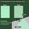 100 Count Mint Green Card Sleeve for Trading Cards, Perfect Fit Shiny MTG Card Sleeves, Holographic Card Sleeves Fit for Magic, Photocard, TCG, Baseball/Sports Cards, Game Card 66 * 91 mm view 3