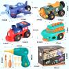 Take-Apart Electric Building Toys Car, Toddler & Kids Tool Set with Motor & Electric Drill, STEM Educational Construction Toy for Ages 3+, Enhances Hands-On Skills for Preschool & Kindergarten Boys view 3