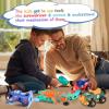 Take-Apart Electric Building Toys Car, Toddler & Kids Tool Set with Motor & Electric Drill, STEM Educational Construction Toy for Ages 3+, Enhances Hands-On Skills for Preschool & Kindergarten Boys view 4