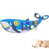 BlueWood Wooden Wall Busy Board Panels, Toddler Learning Activity Center, Montessori Philosophy Sensory, Educational Toys, Conducive to All-Round Development - Whale view 1