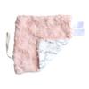 Homecrafted Plush Mini Blanket Pacifier Holder (Gray Marble & Pink) view 1