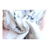 Homecrafted Plush Mini Blanket Pacifier Holder (Gray Marble & Pink) view 3