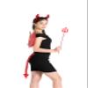 Ciao 31581 Kit Travestimento Diavoletta (Cerchietto Con Corna, Ali, Coda, Forconcino) Fancy Dress, red view 1