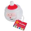 White and Red Light-Up Vinyl Santa Puffers PDQ - (2.75") 24 Pieces - Perfect Fun Giveaways for Holiday Parties, Classroom Prizes, or as a Stocking Stuffers view 4