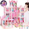 Doll House, Dream Dollhouse for Girls Pretend-Play DIY Dollhouse Kit - 4-Story 11 Rooms Playhouse with 4 Dolls Toy Figures, Furniture and Accessories Set Gift Toy for Kids Ages 3 4 5 6 7 8+ view 1