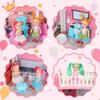 Doll House, Dream Dollhouse for Girls Pretend-Play DIY Dollhouse Kit - 4-Story 11 Rooms Playhouse with 4 Dolls Toy Figures, Furniture and Accessories Set Gift Toy for Kids Ages 3 4 5 6 7 8+ view 3